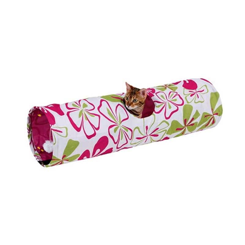 Túnel com flores para gatos - Kerbl