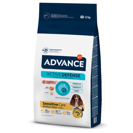 Advance Sensitive Medium/Maxi - Ração seca para cão adulto médio e grande com sensibilidades - Salmão e arroz