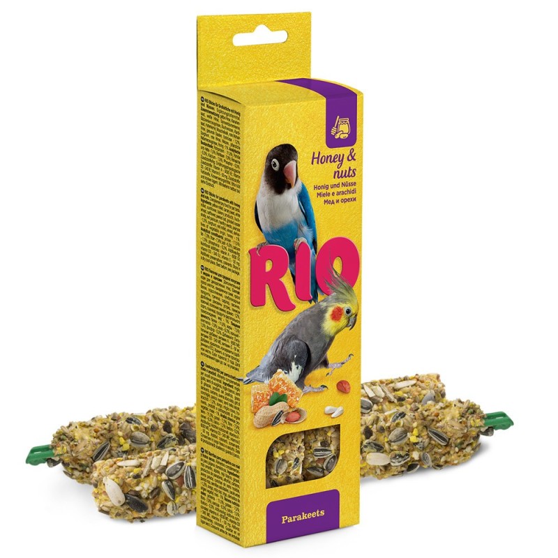 Sticks de mel e nozes para grandes periquitos - RIO