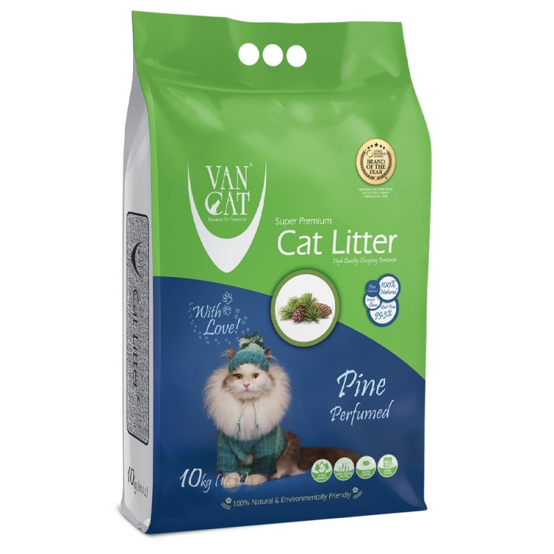 Areia de pinho para gato - VanCat