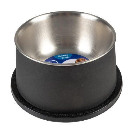 Comedouro em inox Matte Fix Conic - Duvo Plus