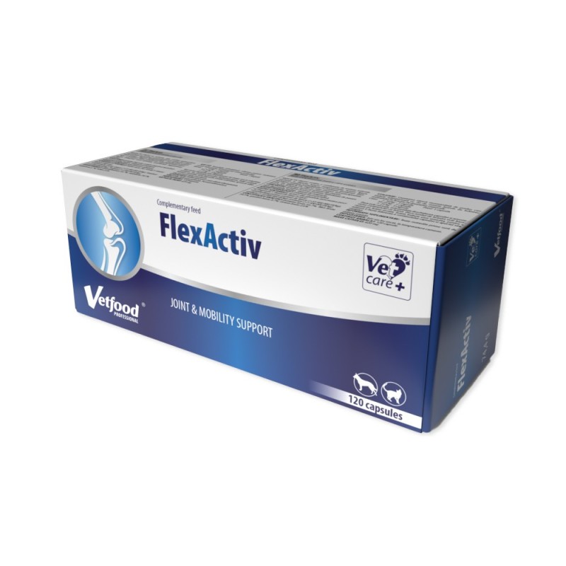 Condroprotetor FlexActiv - Suporte articular para cães e gatos - VetFood
