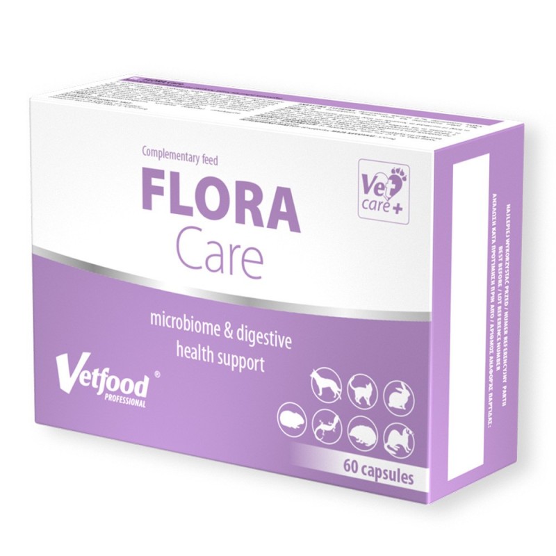 Suporte e equilíbrio intestinal - Flora Care - VetFood
